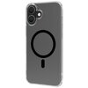Etui CELLY Gelskinmag do Apple iPhone 16 Plus Przezroczysto-czarny Seria telefonu iPhone