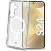 Etui CELLY Gelskinmag do Samsung Galaxy S24 Przezroczysto-biały