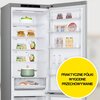 Lodówka LG GBV22L0EPY No Frost 186cm Srebrna NatureFresh LinearCooling DoorCooling+ Funkcje Zmiana kierunku otwierania drzwi, Szybkie chłodzenie, Szybkie zamrażanie