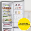 Lodówka LG GBV7270EPY No Frost 203cm Srebrna NatureFresh LinearCooling Położenie zamrażarki Na dole