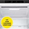 Lodówka LG GBF3102EEV No Frost 186cm Srebrna DoorCooling+ FreshBalancer FreshConverter Kompresor inwerterowy Tak