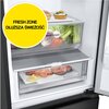 Lodówka LG GBF3102EEV No Frost 186cm Srebrna DoorCooling+ FreshBalancer FreshConverter Kolor / wykończenie boków Czarny