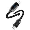 Kabel USB-C - Lightning USAMS HX Series 30W 1.2 m Czarny Obsługiwane zasilanie [W] do 30