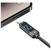 Kabel USB-C - Lightning USAMS Meteor Series 30W 1.2 m Czarny Złącze 1 USB-C
