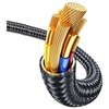 Kabel USB-C - Lightning USAMS Meteor Series 30W 1.2 m Czarny Złącze 2 Lightning