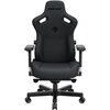 Fotel ANDA SEAT Kaiser 3 L Ciemnoszary Materiał obicia Tkanina lniana