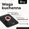 Waga kuchenna ADLER AD 3183 Czarny Funkcje dodatkowe Antypoślizgowe nóżki