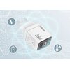 Ładowarka sieciowa NENO 35W GaN3 Biały Kabel w zestawie Brak