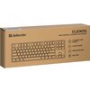 Klawiatura DEFENDER Cleikos GK-135 RGB Typ klawiatury Mechaniczna