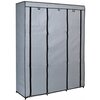 Szafa tekstylna GOCKOWIAK Mira Maxi (175 x 135 x 45 cm) Szary