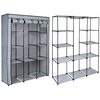 Szafa tekstylna GOCKOWIAK Mira Maxi (175 x 135 x 45 cm) Szary Materiał wykonania Metal