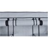 Szafa tekstylna GOCKOWIAK Mira Maxi (175 x 135 x 45 cm) Szary Materiał wykonania Tworzywo sztuczne