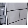 Szafa tekstylna GOCKOWIAK Mira Maxi (175 x 135 x 45 cm) Szary Styl Nowoczesny