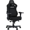Fotel ANDA SEAT Kaiser 4 L Czarny Materiał obicia Tkanina lniana