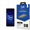 Opakowanie produktu "3mk Protection FlexibleGlass™" z grafiką przedstawiającą szkło ochronne na telefon oraz tekstem: "Antymikrobowe szkło hybrydowe", "Grubość 0,3 mm", "250% stronger", "FIT-IN™ technology". Widoczne są również certyfikaty i logo 3mk.