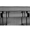 Szafa tekstylna GOCKOWIAK Mira Maxi (175 x 135 x 45 cm) Antracyt Kolor Antracyt