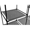 Szafa tekstylna GOCKOWIAK Mira Maxi (175 x 135 x 45 cm) Antracyt Załączone wyposażenie Pokrycie szafy