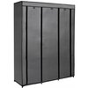 Szafa tekstylna GOCKOWIAK Mira Maxi (175 x 135 x 45 cm) Antracyt Materiał Tekstylina