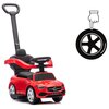 Jeździk MILLY MALLY Mercedes Benz C-Class Deluxe Czerwony rączka Maksymalne obciążenie [kg] 25