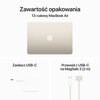 Laptop APPLE MacBook Air 2024 13.6" Retina M3 16GB RAM 256GB SSD macOS Księżycowa poświata Rodzaj matrycy Błyszcząca