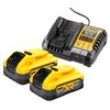 Akumulator DEWALT DCB1104H2-QW 5A 18V (2 szt.) + ładowarka