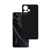 Czarne etui 3MK Matt Case do Xiaomi Redmi 13C 5G jest umieszczone obok telefonu, na którym widoczne są dwa duże obiektywy aparatu oraz napis "50 MP AI CAM" i "Redmi 5G". Etui ma wycięcia na obiektywy i inne elementy telefonu.