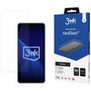 Na zdjęciu widoczny jest telefon z nałożonym szkłem hartowanym oraz opakowanie produktu z napisem "3mk Protection tempered glass HardGlass™". Na opakowaniu znajdują się dodatkowe informacje, takie jak "9H hardness" i "FIT-IN™ technology".