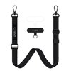Smycz do telefonu TECH-PROTECT C6S Rope Crossbody Strap Czarny