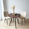 Stolik kawowy EHOKERY Paris Black DTW 80 cm Jesion Materiał Drewno