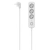 Listwa HAMA Schuko 3GN (1.4m) Biały