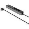 Listwa HAMA Schuko 3GN (1.4m) Czarno-szary Prąd znamionowy [A] 16