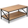 Stolik kawowy EHOKERY Herning Modern Oak Materiał Stal