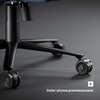 Fotel DIABLO CHAIRS X-One 2.0 Normal Size Czarno-niebieski Poduszka lędźwiowa Tak