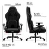 Fotel DIABLO CHAIRS X-One 2.0 Prime Czarny Podświetlenie RGB Nie