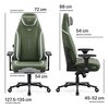 Fotel DIABLO CHAIRS X-Eye 2.0 Zielony Podświetlenie RGB Nie