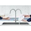 Bateria PHILIPS ASH3511 10 Szczotkowane srebro Rodzaj baterii Dwudźwigniowa