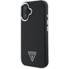 Etui GUESS Grained Triangle MagSafe do Apple iPhone 16 Plus Czarny Seria telefonu iPhone