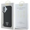 Etui GUESS Grained Triangle MagSafe do Apple iPhone 16 Plus Czarny Marka telefonu Apple