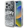 Etui DKNY Liquid Glitter Arch Logo do Apple iPhone 16 Pro Max Czarny