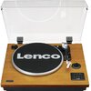 Gramofon LENCO LS-55WA Orzech, Manualny, Napęd paskowy,BT,USB,Wbudowane głośniki,Prędkość odtw. 33 1/3, 45, 78 obr./min