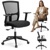 Fotel biurowy EHOKERY Linos Czarny Ergonomiczne Tak