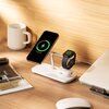 Ładowarka indukcyjna RINGKE 3in1 QI2 Magnetic Magsafe Wireless Biały Dedykowany model Apple AirPods