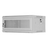 Szafa RACK LANBERG 19" 4U WF01-6404-23S 600 x 450 mm, Wisząca Szary Przeszklone drzwi Nie