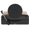 Gramofon pionowy BLAUPUNKT VT100 Czarny,Automatyczny,Napęd paskowy,BT,Wbudowane głośniki,Prędkość odtw.33 1/3,45 obr./min