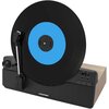Gramofon pionowy BLAUPUNKT VT100 Czarny,Automatyczny,Napęd paskowy,BT,Wbudowane głośniki,Prędkość odtw.33 1/3,45 obr./min Napęd Paskowy