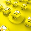 Słuchawki douszne OTL Pokemon Pikachu Żółty Kolor Żółty