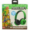 Słuchawki nauszne OTL Minecraft Creeper Zielono-czarny Regulacja głośności Tak
