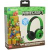 Słuchawki nauszne OTL Minecraft Creeper Zielono-czarny Przewodnictwo kostne Nie