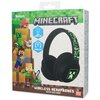 Słuchawki nauszne OTL Minecraft Czarno-zielony Kolor Czarno-zielony