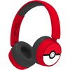 Słuchawki nauszne OTL Pokemon Poke Ball Czerwono-czarny